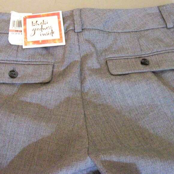 DOCKERS~New~Women's~Size 12PM~Dress~Trouser Leg~Khaki~Gray~Petite~2 Pockets~New - Picture 3 of 13